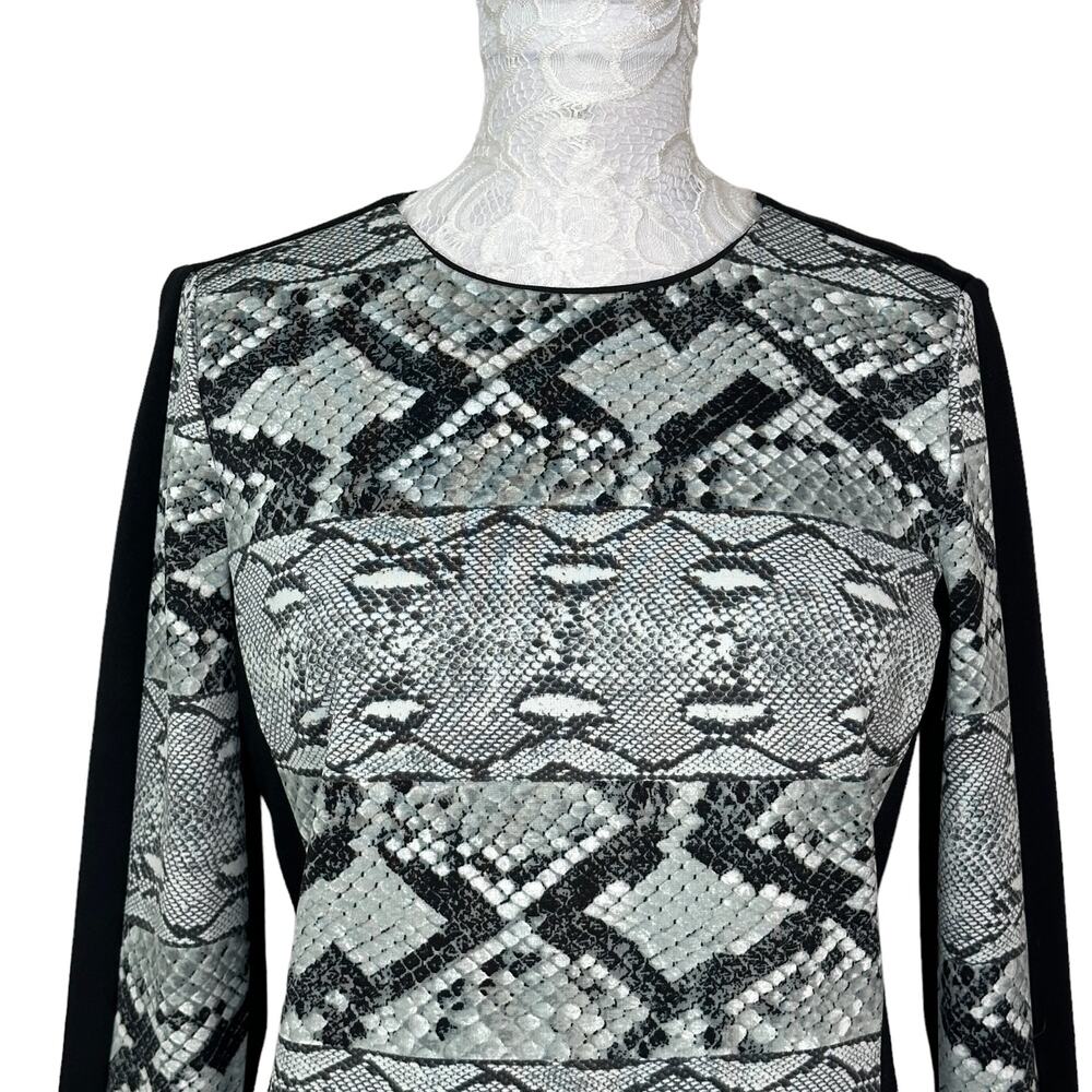 Michael Michael Kors Snake Skin Python Front Blac… - image 7